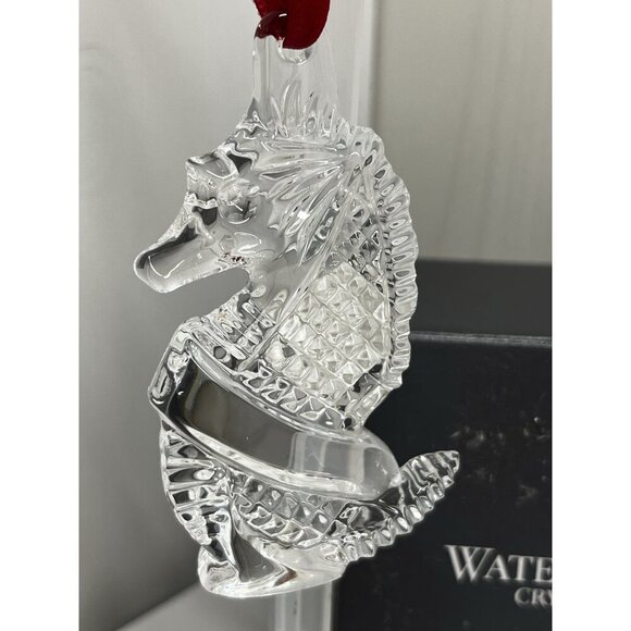 Waterford Seahorse Crystal Ornament Made In Germany 107966 - Picture 2 of 13